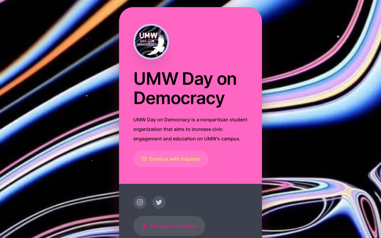 UMW Day on Democracy